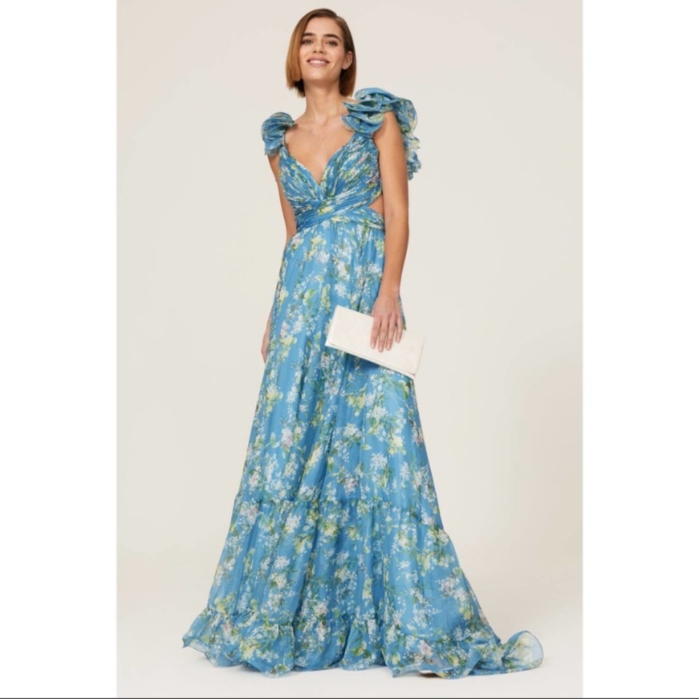 Mac Duggal Ruffle Gown